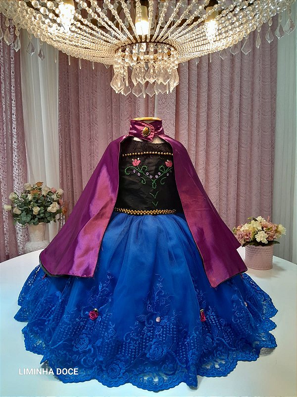Festa Frozen Roupa Infantil Frozen Tema Frozen Vestido De Festa