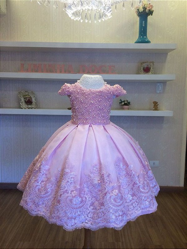 Pérolas Vestido De Daminha Simples Hot Vestidos Das Damas De Honra