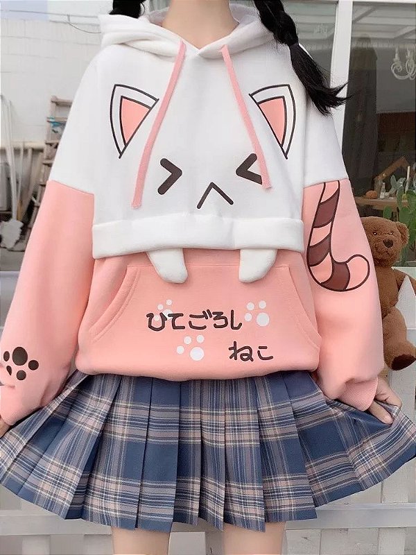 Casaco ANIME Kawaii - MobWay Store - Moda Alternativa, Kawaii e Gótica.