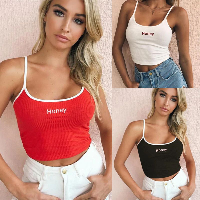 Blusinha de Alcinha Cropped HONEY - Várias Cores - MobWay Store - Moda  Alternativa, Kawaii e Gótica.