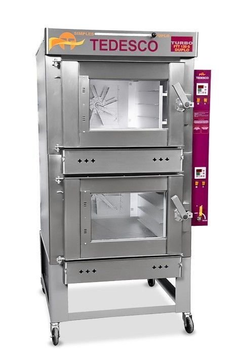 Forno Turbo FTT-120 DUPLO - 4 Esteiras em cada Câmara - Certomaq