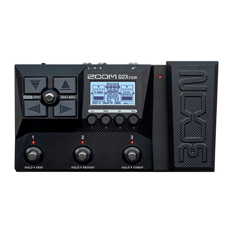 ZOOM　G2X FOUR Pedaleira Zoom G2X FOUR Multiefeitos para Guitarra - Look Music
