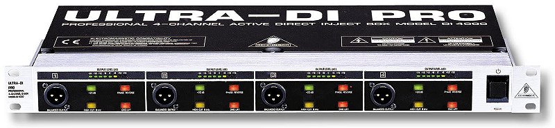 動作品✨BEHRINGER ULTRA-DI PRO MODEL DI4000 DIRECT BOX BEHRINGER ULTRA DI PRO DI-4000 - Look Music