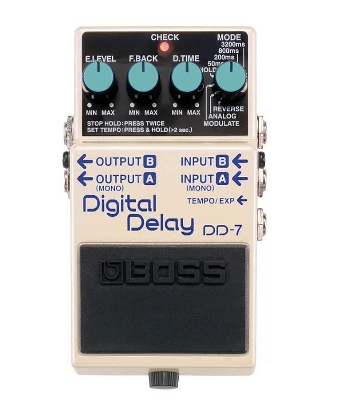 BOSS DD-7 デジタルディレイ アダプターなし Pedal Boss DD-7 Digital Delay - Look Music Instrumentos Musicais