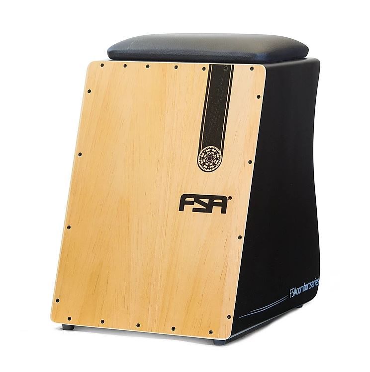 Cajon Eletroacústico FSA Confort FCA4501 Look Music Instrumentos Musicais