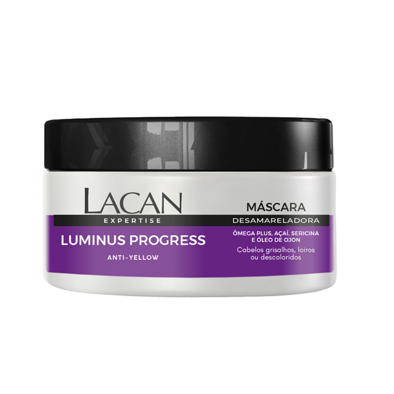 トリートメント lumo Máscara Nutritiva Desamareladora Lacan Luminus Progress 300G