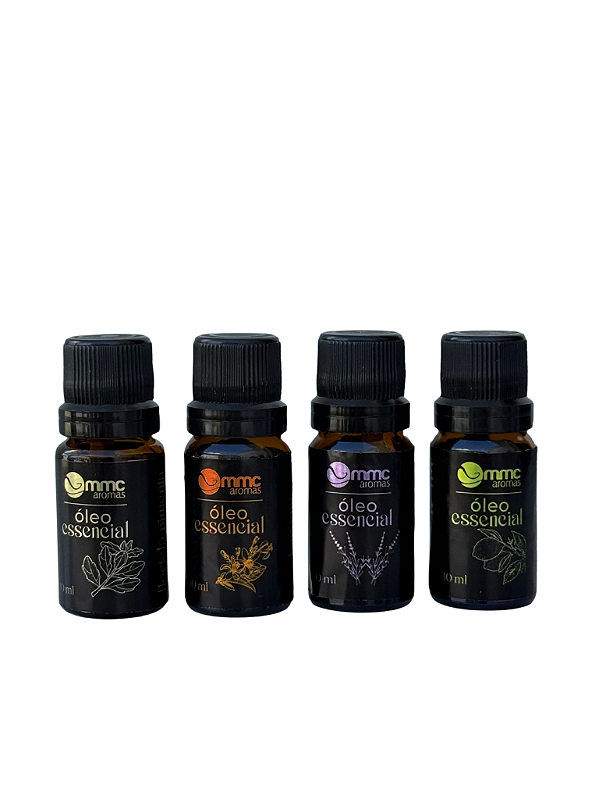 Kit 4 Óleos Essenciais 10ml