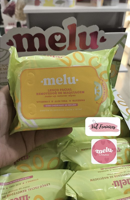 Lenço demaquilante Melu