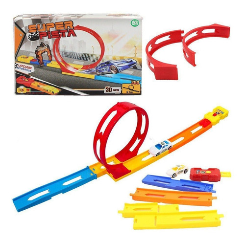 Super Pista De Carrinho Pista De Velocidade Looping 360° Brinquedo Infantil  Radical Lugo no Shoptime