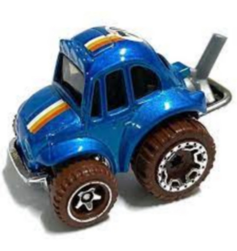 Carrinho Hot Wheels 70s Van Palavra Cruzada Azul Escuro