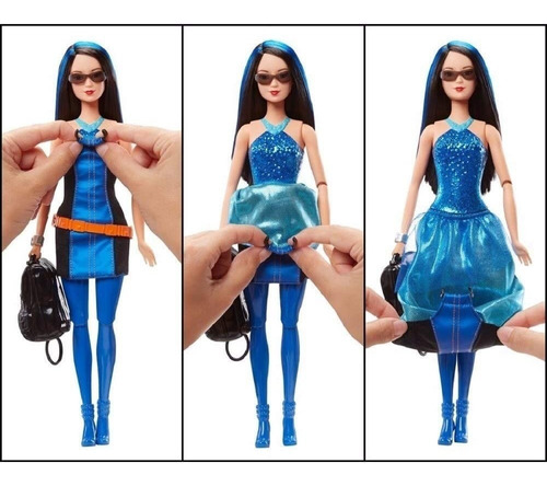 Vende 1 trailer e 1 guarda roupa da barbie com a boneca barbie