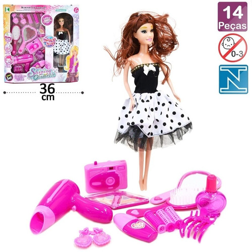 Boneca Barbie Fashionistas 99 Roupas E Acessorios Loira - Alfabay