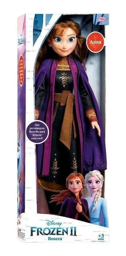 Boneca Anna Frozen 2 - 55cm - Disney - 1741 - Baby Brink (Nova