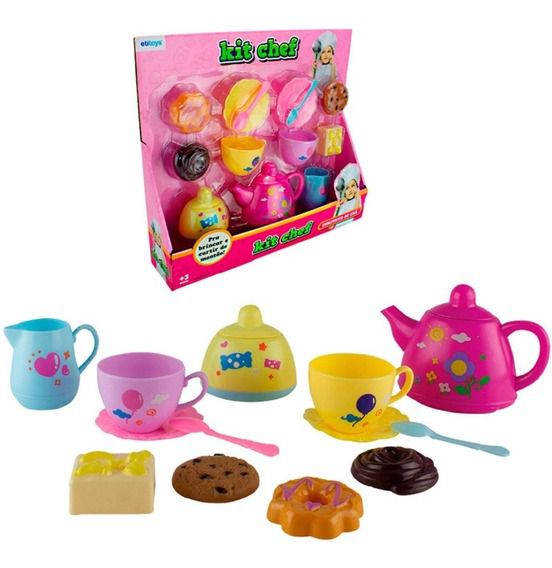 Jogo De Cha Barbie Princesa Xícara Bule Chazinho Infantil Presente