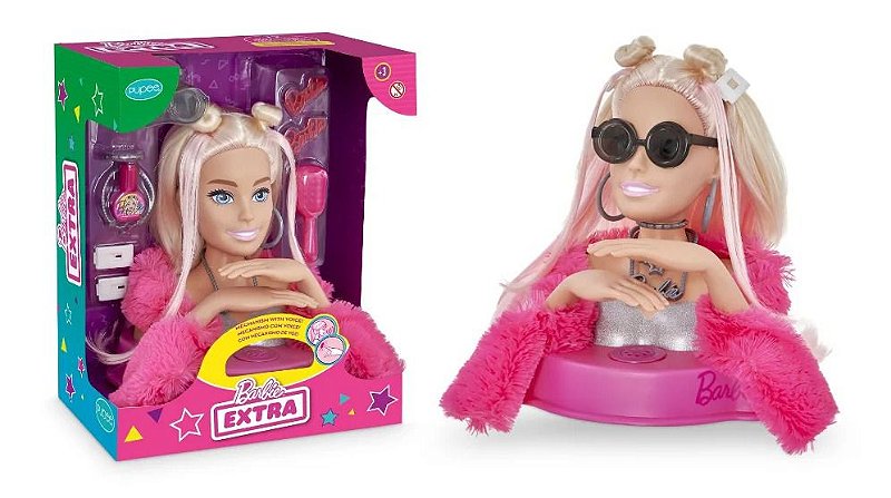 Boneca Barbie para Pentear e Maquiar - Será que conseguimos fazer um  penteado nela??? 