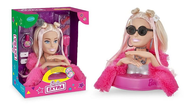 Busto Boneca Barbie Para Pentear E Maquiar Vem Com Maquiagem - Alfabay -  Cubo Mágico - Quebra Cabeças - A loja de Profissionais e Colecionadores!