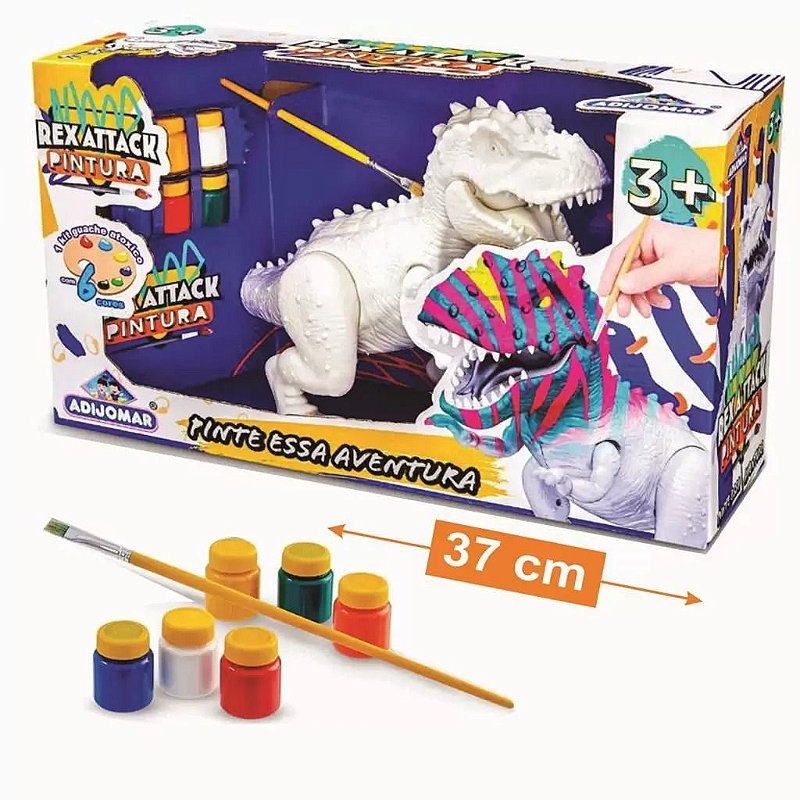 Dinossauro T-Rex Gigante De Vinil Invencible Hunter Articulado 74cm Branco  Com Creme - Alfabay - Cubo Mágico - Quebra Cabeças - A loja de  Profissionais e Colecionadores!