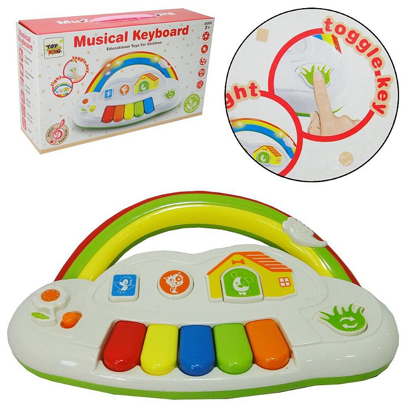 Teclado Pianinho Infantil Musical De Dinossauro Azul - Alfabay - Cubo  Mágico - Quebra Cabeças - A loja de Profissionais e Colecionadores!