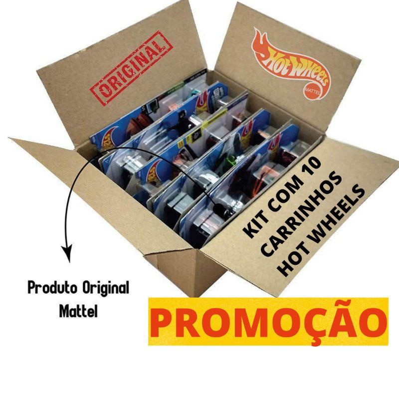 Carrinhos Hot Wheels Kit Com 10 Sem Repetidos Frete Gratis