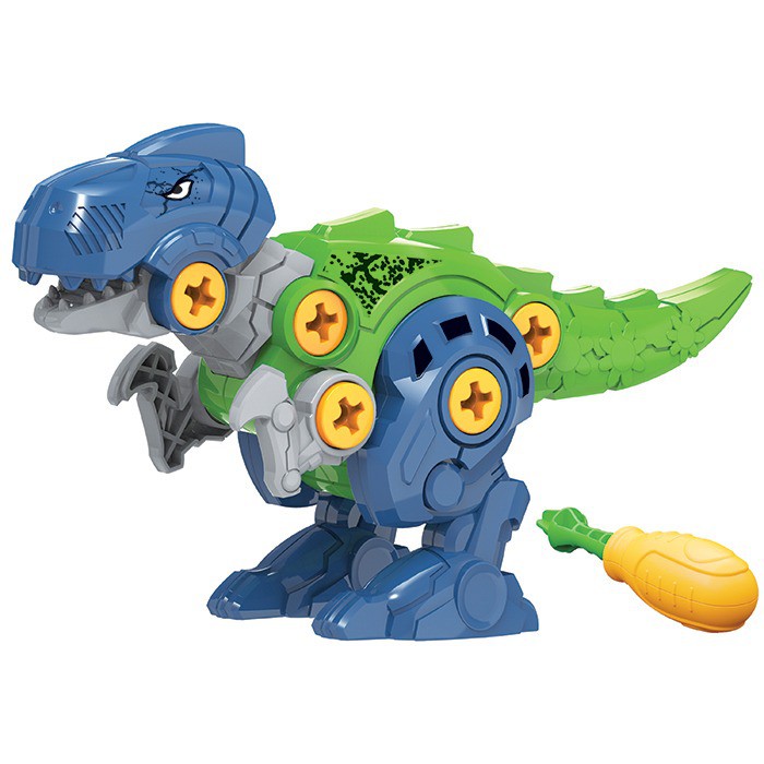 Dinossauro Monta Desmonta Dino Brinquedo Infantil T-Rex Dino Robo De Montar  Com Ferramenta Coleção : : Brinquedos e Jogos