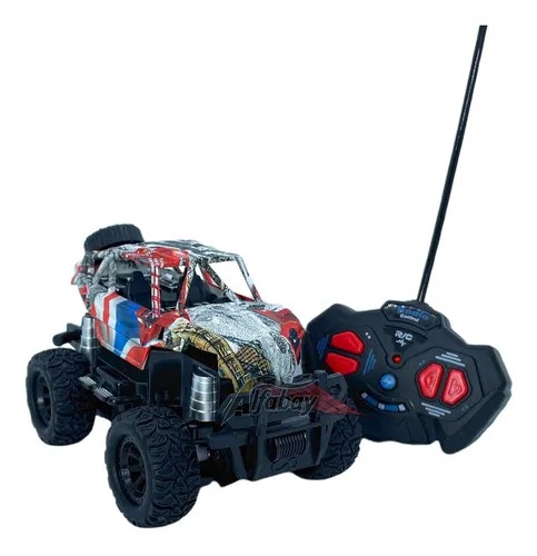 Carro Carrinho De Controle Remoto Jeep Rally Off-Road 4X4