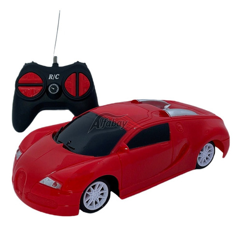 Carrinho Carro Controle Remoto 1:14 Corrida 33cm - Vermelho em