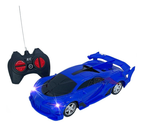 Carro Carrinho Azul de Controle Remoto Ferrari Rebaixado Neon c/ Luz no  Shoptime