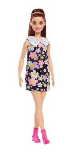 Boneca Barbie Fashionista - 119 Vestido Camisa Rosa