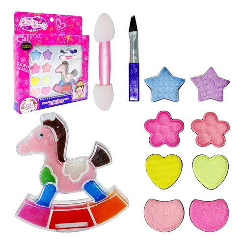 Kit 5 Maquiagem para bonecas Infantil Sombra e batom - Shop Macrozao