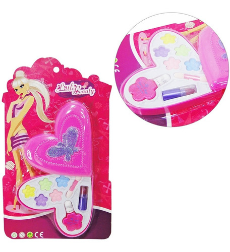 KIT DE MAQUIAGEM INFANTIL - PEQUENO - LITTLE BEAUTY