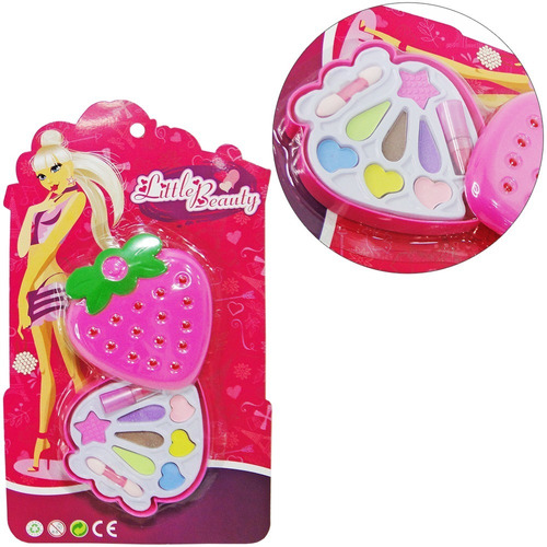 Kit Estojo Maquiagem Infantil Para Boneca Coração Com Sombra 4 Cores +  Pincel - 99TOYS - Pincéis de Maquiagem - Magazine Luiza