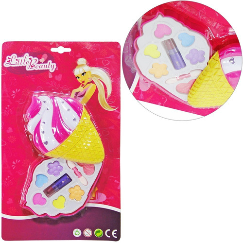 KIT DE MAQUIAGEM INFANTIL - PEQUENO - LITTLE BEAUTY