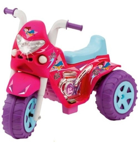 Moto Elétrica Infantil Vermelho Homeplay