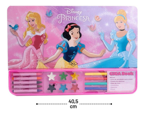 Kit 6 Revistas De Colorir Pintar Atividades Pincesas Disney