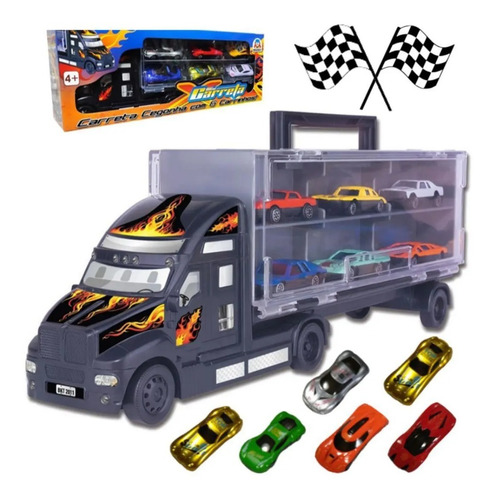 Brinquedo Infantil Caminhão Mini Truck Cegonha Cegonheira