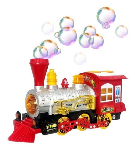 Trem Locomotiva de Brinquedo Carrinho com Roda Livre Feito de