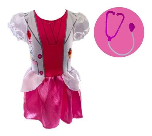 Kit Vestido Infantil Branco Sofia