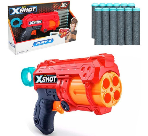 Lançador de Dardos Pistola Arminha Shoot Infantil Tipo Nerf 120