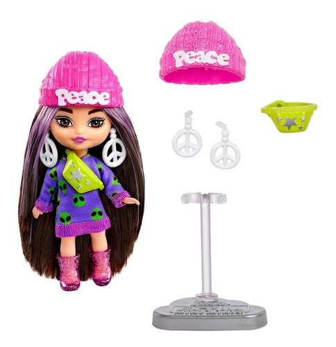 Comprar Boneca Barbie Extra Mini Minis Com Acessórios Mattel