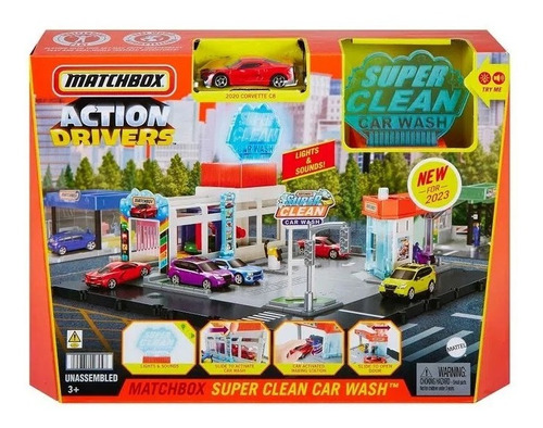 PISTA CARRO HOT WHEELS CITY ESTACAO POSTO LAVAGEM CAR WASH - Lojas Ite Bebê  - Produtos infantis