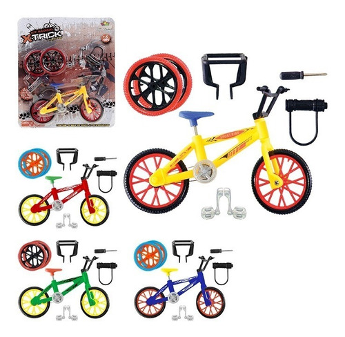 Kit Bicicleta + Skate De Dedo Com 5 Acessórios - Compre Agora