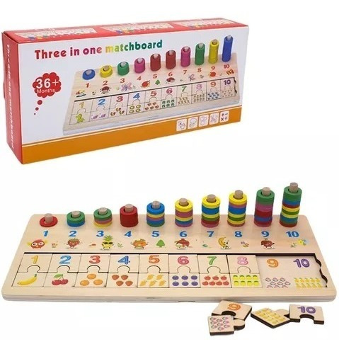 Kit 2 Quebra Cabeça Infantil - Brinquedo Educativo Montessori - Total Bag -  Leve Seu Produto Com Estilo