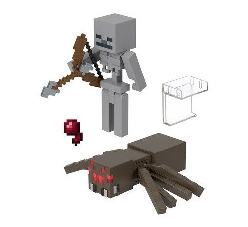 Boneco Minecraft Esqueleto E Aranha Lançamento 2023 De Luxo - Alfabay -  Cubo Mágico - Quebra Cabeças - A loja de Profissionais e Colecionadores!