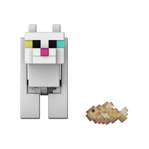 Boneco Minecraft Vanilla Gato Branco + Pedaço Do Portal - Alfabay - Cubo  Mágico - Quebra Cabeças - A loja de Profissionais e Colecionadores!