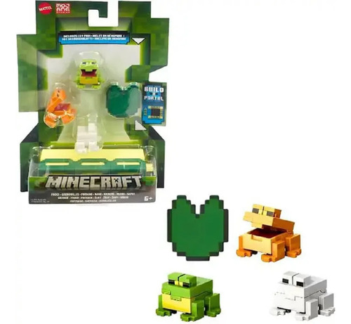 Kit Com 6 Bonecos Minecraft Estilo Coleção E Acessórios Brinquedo