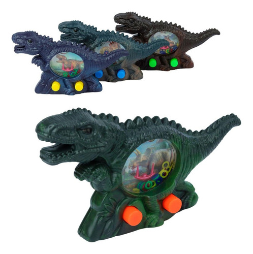 Aquaplay / Jogo De Argola De Dinossauro Coloridos 16 Cm