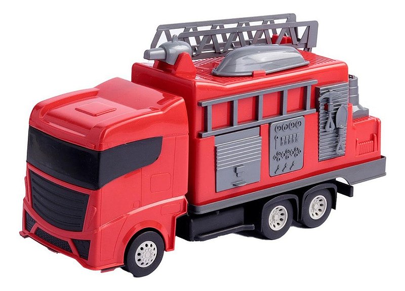 Caminhão Prancha Com Trator Carregadeira De 67 Cm Gigante Vermelho -  Alfabay - Cubo Mágico - Quebra Cabeças - A loja de Profissionais e  Colecionadores!