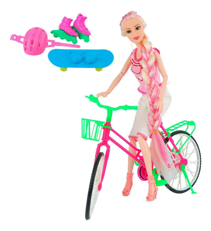 Boneca Ciclista Com Bicicleta E Balões Com Bonequinha - Alfabay - Cubo  Mágico - Quebra Cabeças - A loja de Profissionais e Colecionadores!