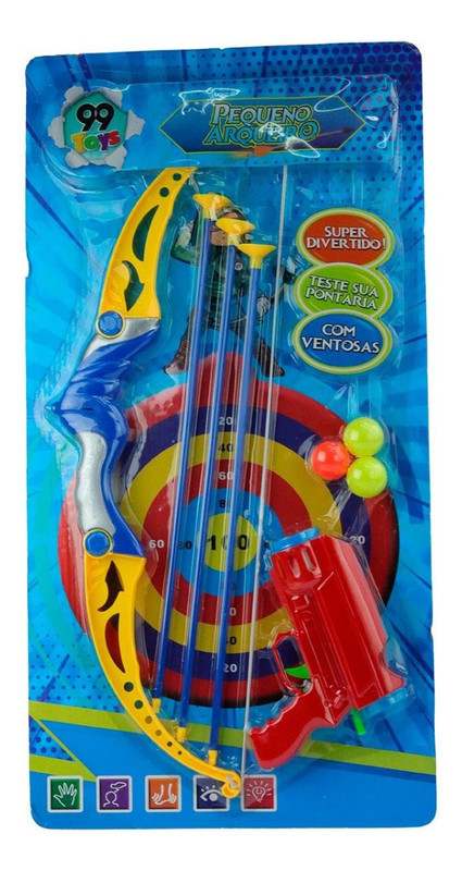 Kit Arminha de Brinquedo Pistola / Atira bolinhas de Plástico