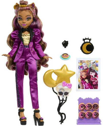 Boneca Monster High Clawdeen Básica Brinquedo Colecionável